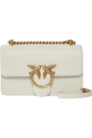 Pinko Crossbody Bags - Bags Bianco Setaantique Gold - für Damen