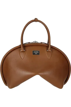 Acne Studios Crossbody Bags - Curved Brown Handbag With Double Slider Zip - Gr. unisize - in - für Damen
