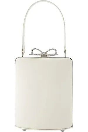 Self-Portrait Crossbody Bags - Mini Bow Bag - Silk - White - Gr. unisize - in - für Damen