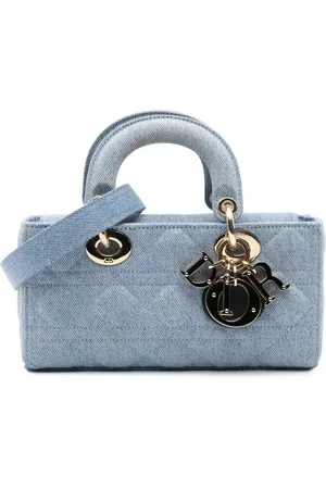 Dior Crossbody Bags - 2023 Small Denim Macrocannage Lady D Joy - Gr. unisize - in - für Damen