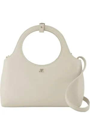 Courrèges Hobo Bags - Holy Day Crossbody - Leather - White - Gr. unisize - in - für Damen