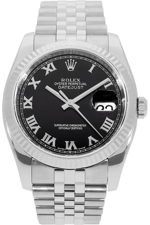 Rolex Uhren - Datejust - Gr. unisize - in Grau - für Damen