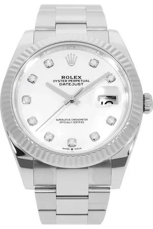Rolex Uhren - Datejust - Gr. unisize - in Grau - für Damen