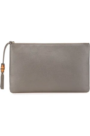 Gucci Clutches - 2000-2015 Calfskin Bamboo Tassel Clutch - Gr. unisize - in - für Damen