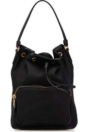 Prada Crossbody Bags - 2000-2024 Canapa Logo Duet Bucket Bag - Gr. unisize - in - für Damen