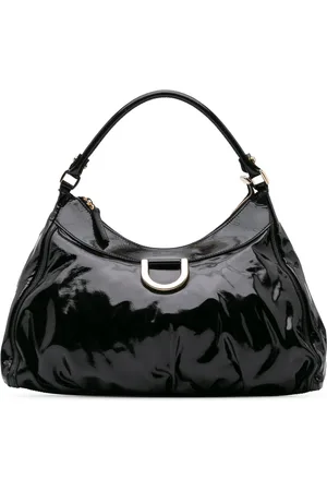Gucci Hobo Bags - 2000-2015 Patent Abbey D Ring Shoulder Bag - Gr. unisize - in - für Damen
