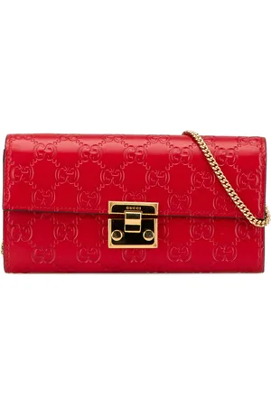 Gucci Portemonnaies - 2000-2015 ssima Padlock Wallet On Chain - Gr. unisize - in - für Damen