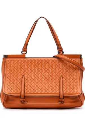 Bottega Veneta Crossbody Bags - 2012-2024 Medium Nappa Intrecciato Monaco Satchel - Gr. unisize - in - für Damen