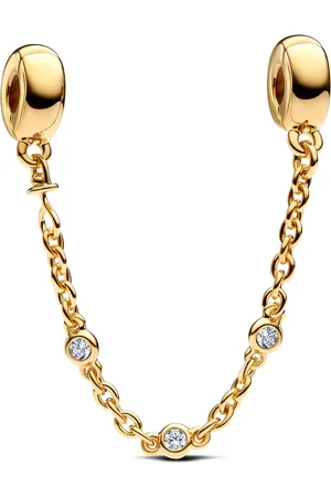 PANDORA Charms - Drei Klare Steine Komfortkette - Gr. unisize - in - für Damen