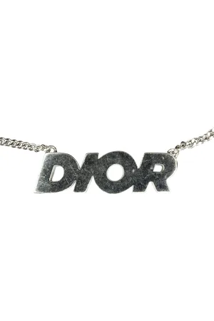 Dior Halsketten - Homme Logo Pendant Necklace - Gr. unisize - in Silber - für Damen