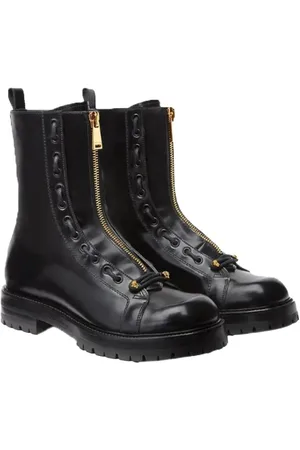 VERSACE Stiefel - Column Boots In Black - Gr. 40 (EU) - in - für Damen