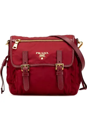 Prada Hobo Bags - 2010-2024 Saffiano Trimmed Tessuto Zip Double Buck - Gr. unisize - in - für Damen