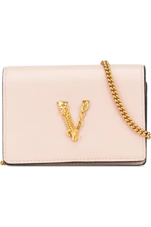 VERSACE Hobo Bags - 2010-2024 Mini Virtus Chain Leather Crossbody - Gr. unisize - in - für Damen