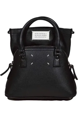 Maison Margiela Hobo Bags - 5Ac Micro Black Leather Shoulder Bag - Gr. unisize - in - für Damen