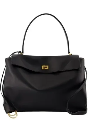 Balenciaga Hobo Bags - Rodeo Shoulder Bag - Leather - Black - Gr. unisize - in - für Damen
