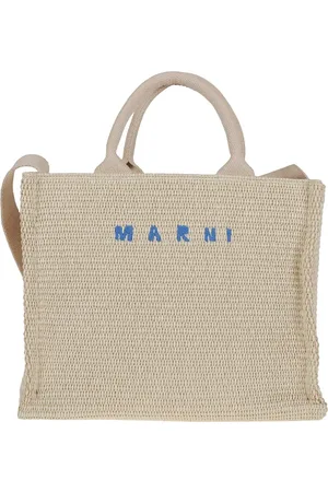 Marni Totes & Shopper - Small East/West Tote Bag In Woven Raffia - Gr. unisize - in - für Damen