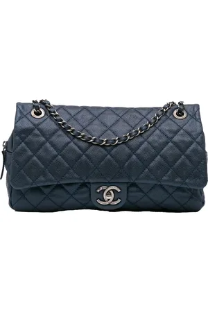 CHANEL Hobo Bags - 2012 Jumbo Quilted Caviar Easy Flap - Gr. unisize - in - für Damen