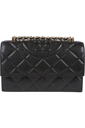 Tory Burch Businesstaschen & Reisegepäck - Small Fleming Convertible Shoulder Bag Black - Gr. unisize - in - für Damen
