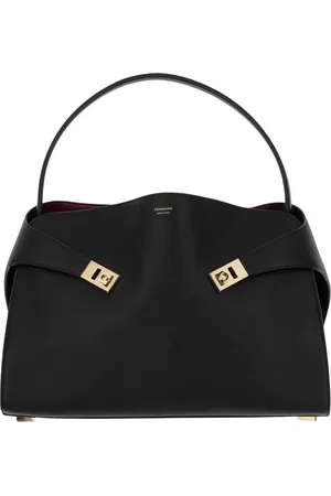 Salvatore Ferragamo Hobo Bags - Hug Soft Two-Tone Leather Shoulder Bag - Gr. unisize - in - für Damen