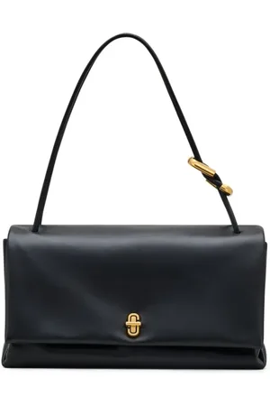 Marc Jacobs Hobo Bags - Black Bag With Gold-Tone Clasp And Vibrant Lining - Gr. unisize - in - für Damen