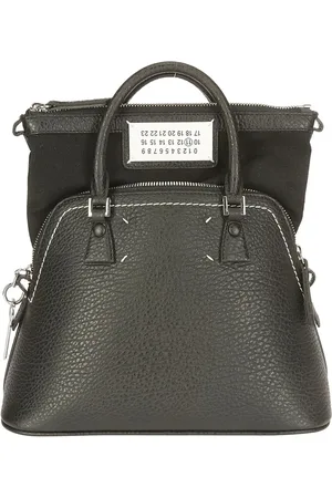 Maison Margiela Hobo Bags - Black Leather Shoulder Bag - Gr. unisize - in - für Damen