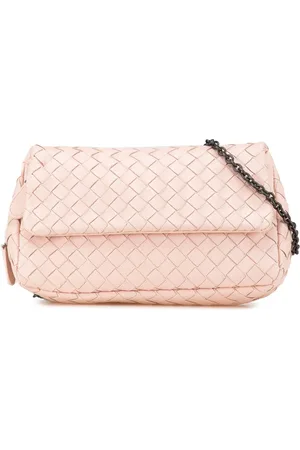 Bottega Veneta Hobo Bags - 2012-2024 Leather Intrecciato Chain Flap Crossbody - Gr. unisize - in - für Damen