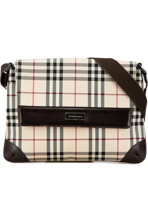 Burberry Hobo Bags - 2000-2017 House Check Canvas Flap Crossbody - Gr. unisize - in - für Damen