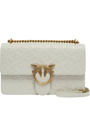 Pinko Crossbody Bags - Bags Bianco Setaantique Gold - für Damen