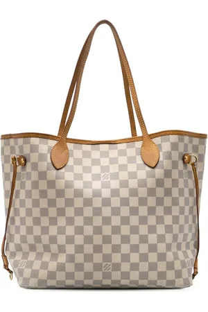 LOUIS VUITTON Shopper - 2012 Damier Azur Neverfull MM - Gr. unisize - in - für Damen