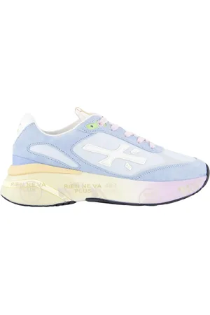 Premiata Low-Top Sneaker - Dames Moerund Sneaker Blauw/Lila - Gr. 37 (EU) - in - für Damen