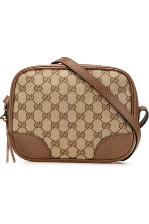 Gucci Hobo Bags - 2016-2024 GG Canvas Bree Crossbody - Gr. unisize - in - für Damen
