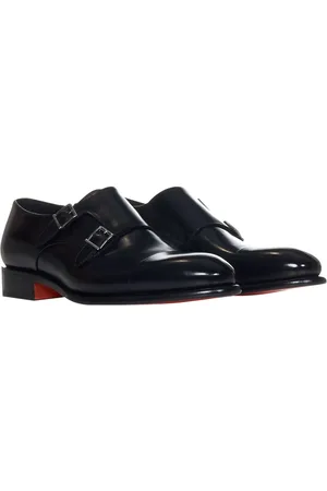 santoni Loafer - Flat shoes Black - Gr. UK_10_5 - in - für Damen