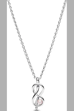 PANDORA Halsketten - Unendlichkeitsknoten Halskette - Gr. unisize - in Silber - für Damen
