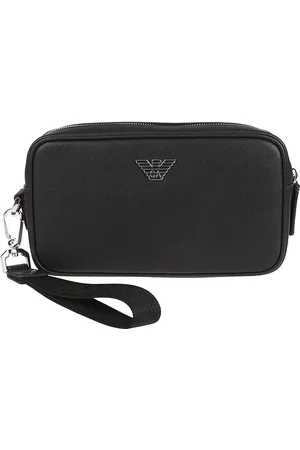 Emporio Armani Businesstaschen & Reisegepäck - Logo Plaque Beauty Case Black - Gr. unisize - in - für Damen