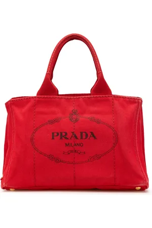 Prada Crossbody Bags - 2010-2024 Canvas Canapa Logo Satchel - Gr. unisize - in - für Damen