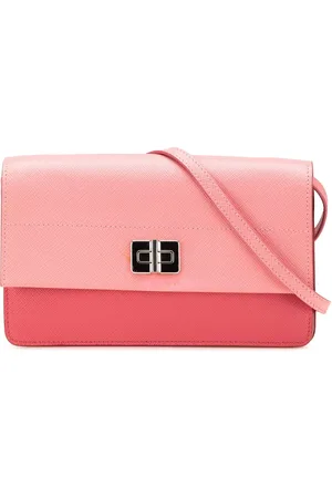 Prada Portemonnaies - 2013-2024 Saffiano Turn Lock Wallet on Strap - Gr. unisize - in - für Damen