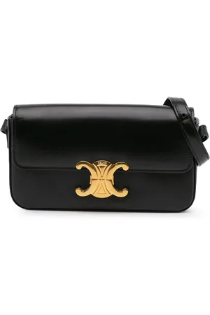 Céline Hobo Bags - 2021 Shiny Calfskin Triomphe Claude Shoulder Bag - Gr. unisize - in - für Damen
