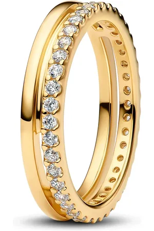 PANDORA Ringe - Double Band Ring - Gr. 52 - in - für Damen