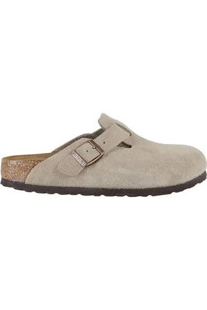 Birkenstock Slipper & Pantoletten - Boston Sfb Suede Clogs - Gr. 37 (EU) - in - für Damen