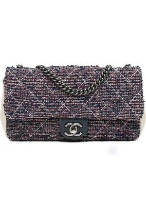 CHANEL Hobo Bags - 2016-2017 Medium Tweed Single Flap - Gr. unisize - in - für Damen