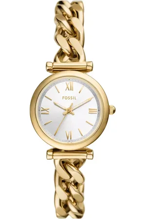 Fossil Uhren - Carlie Three-Hand -Tone Stainless Steel Watch - Gr. unisize - in - für Damen