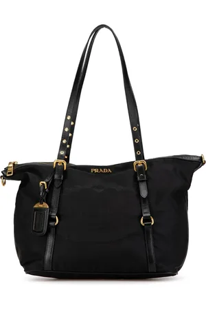 Prada Crossbody Bags - 2013-2024 Saffiano Trimmed Tessuto Logo Tote - Gr. unisize - in - für Damen