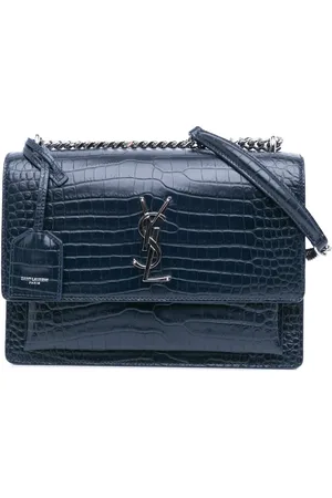 Saint Laurent Hobo Bags - 2017 Medium Croc Embossed Monogram Sunset Bag - Gr. unisize - in - für Damen