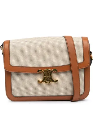 Céline Hobo Bags - 2019 Teen Canvas Triomphe Crossbody - Gr. unisize - in - für Damen