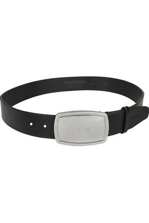 Dsquared2 Gürtel - Logo Plaque Belt Black - Gr. 100 - in - für Damen