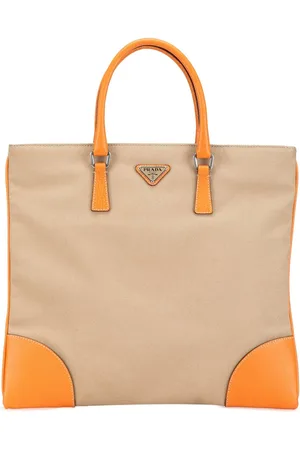 Prada Shopper - 2000-2023 Cinghiale Trimmed Canapa Tote - Gr. unisize - in - für Damen