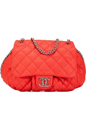 CHANEL Hobo Bags - 2011 Large Quilted Lambskin Chain Around Flap - Gr. unisize - in - für Damen