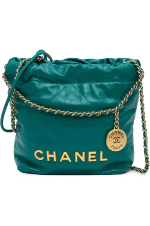 CHANEL Crossbody Bags - 2021-2024 Mini Shiny Calfskin 22 Handbag - Gr. unisize - in - für Damen