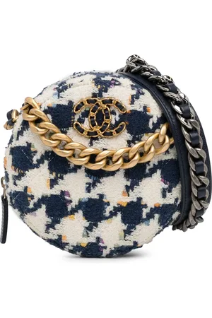 CHANEL Clutches - 2021 Tweed 19 Round Clutch with Chain - Gr. unisize - in - für Damen