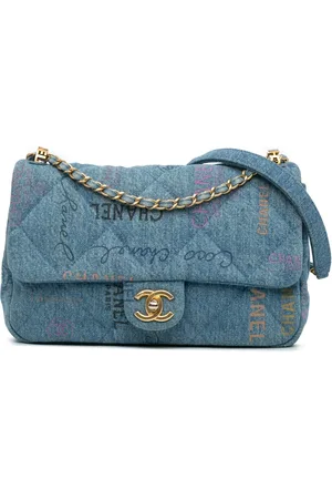 CHANEL Hobo Bags - 2021-2024 Medium Quilted Denim Mood Flap - Gr. unisize - in - für Damen